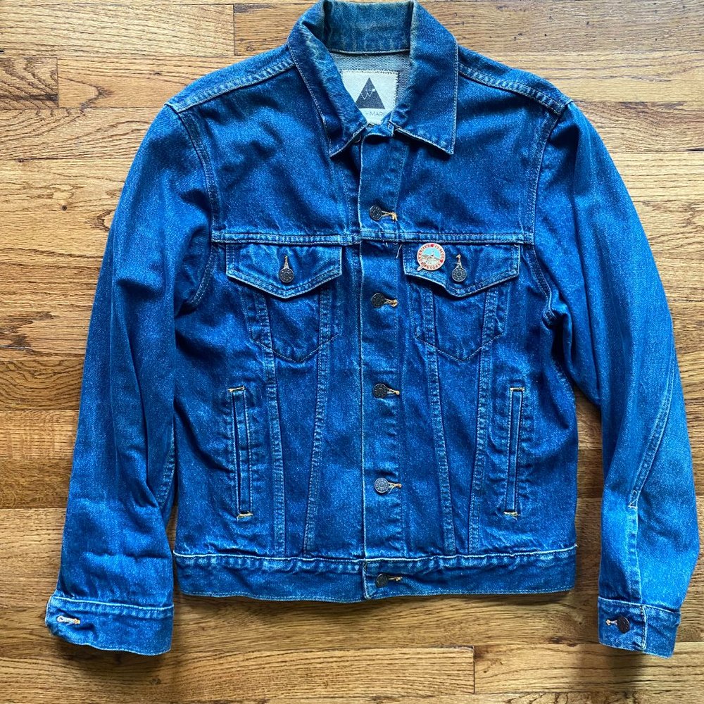 Vintage Jean Patchwork Jacket - image 1